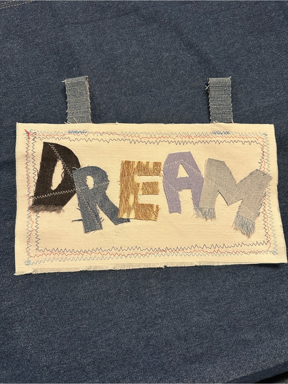 Wall Art, handmade banner DREAM